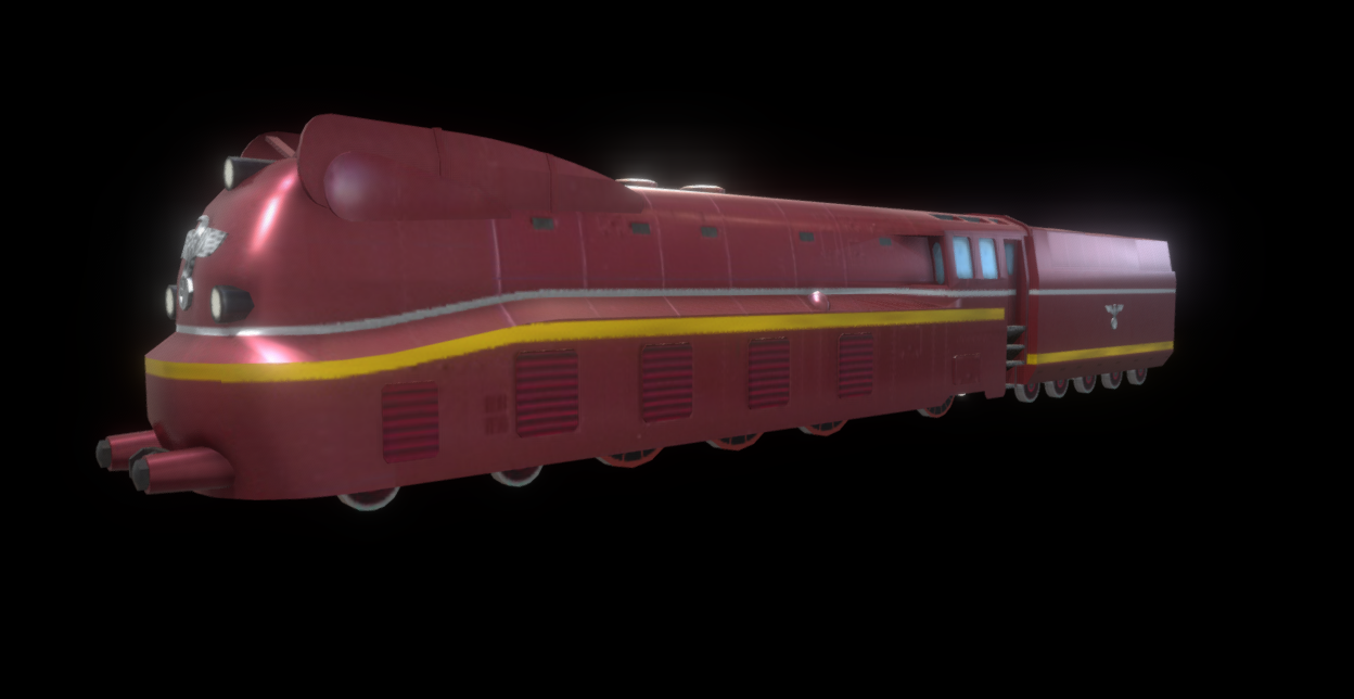 DRB 01.10 Steam Locomotive 3d model