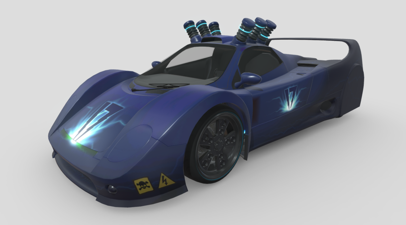 Electric Blue 3d model