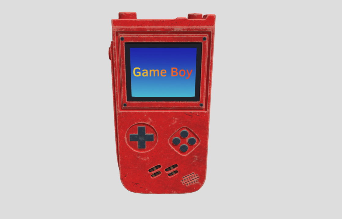 Game Boy 3d model