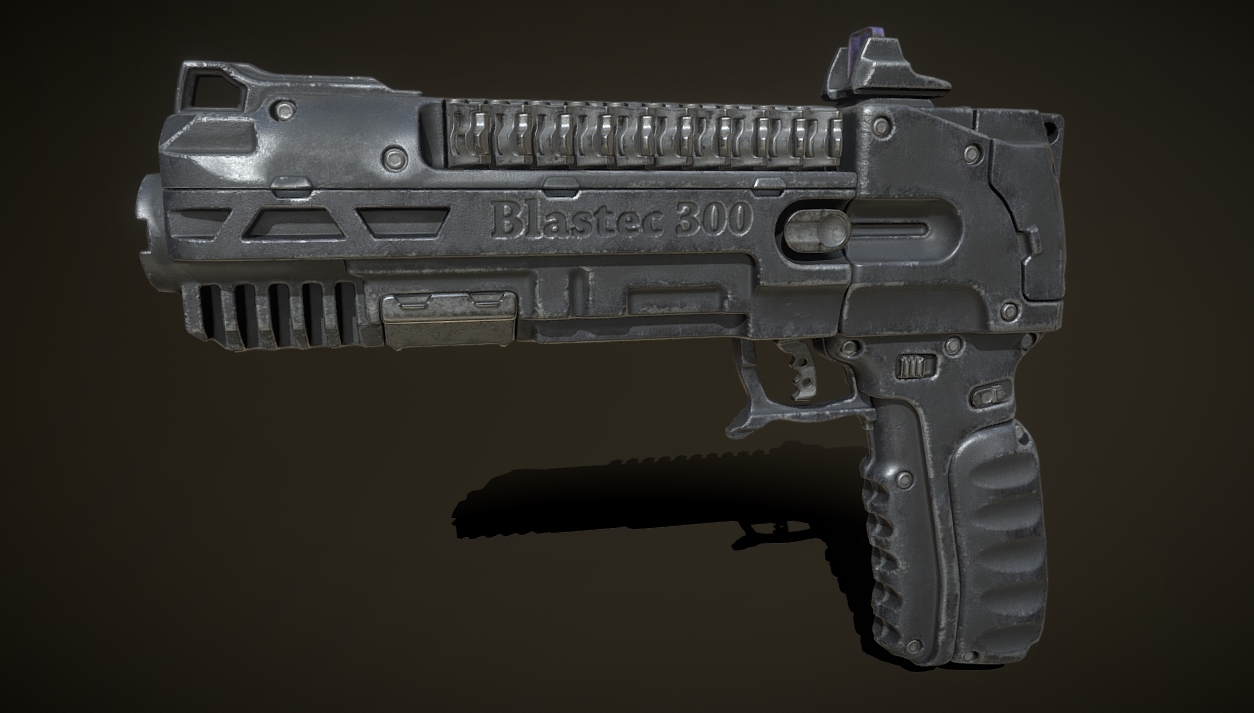 Hand Gun 3d model