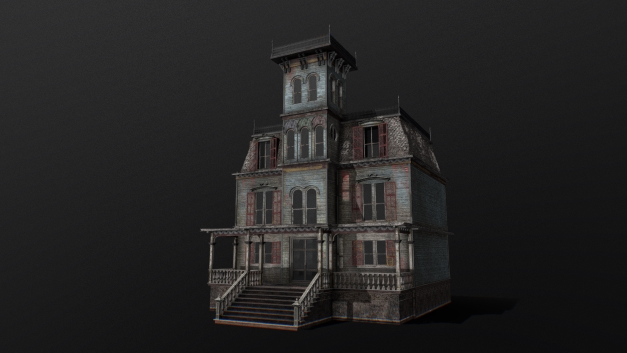 Haunted Victorian House 3d model