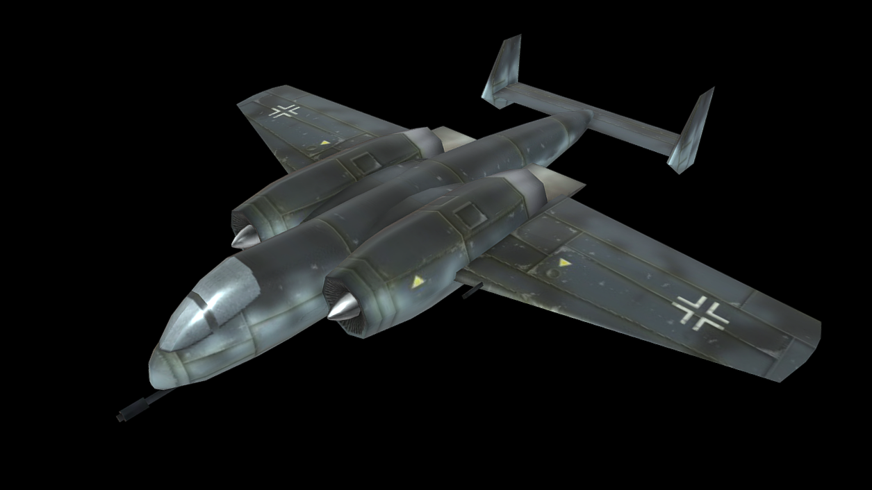 Junkers Ground Attack Aircraft (low poly) 3d model
