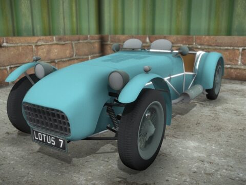 Lotus 7 3d model