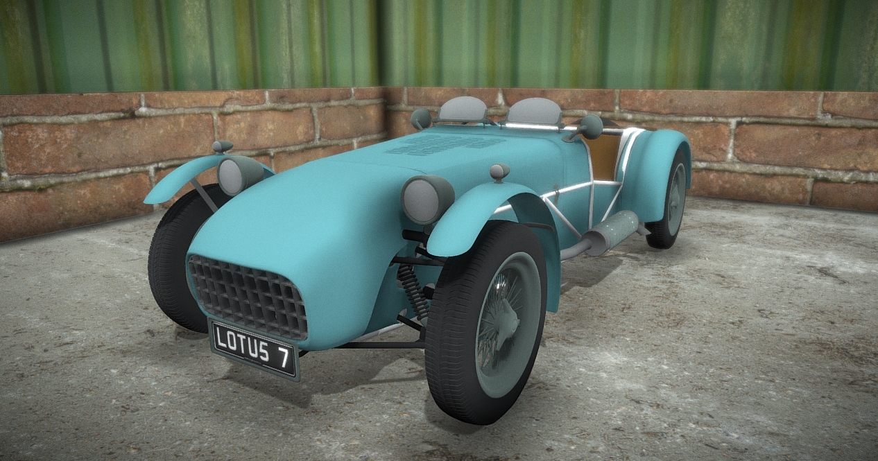 Lotus 7 3d model
