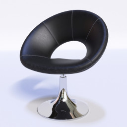 Ring leather chair 3d model