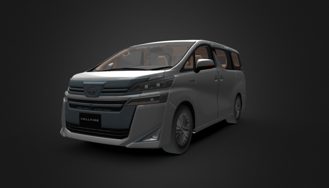 2022 Toyota Vellfire 3d model