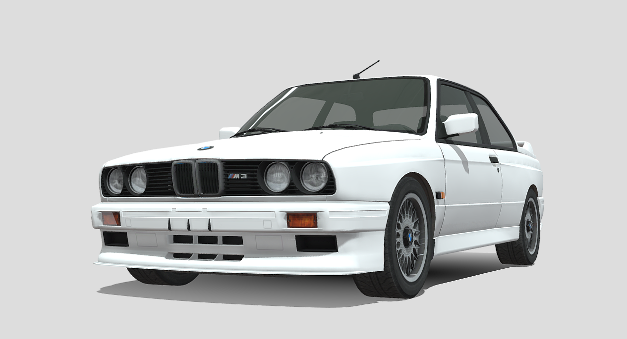 BMW M3 E30 Sport Evolution 3d model