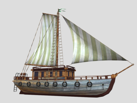 Boat UU 3d model