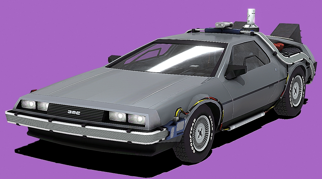 DeLorean 3d model