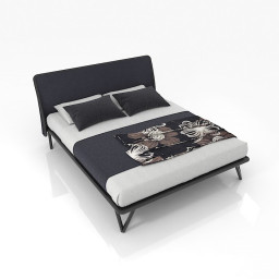 FLOU LETTO ESSENTIA Bed 3d model