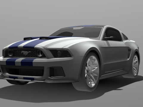 Ford Mustang GT 3d model