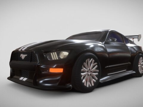 Ford Mustang Gt 2021 3d model