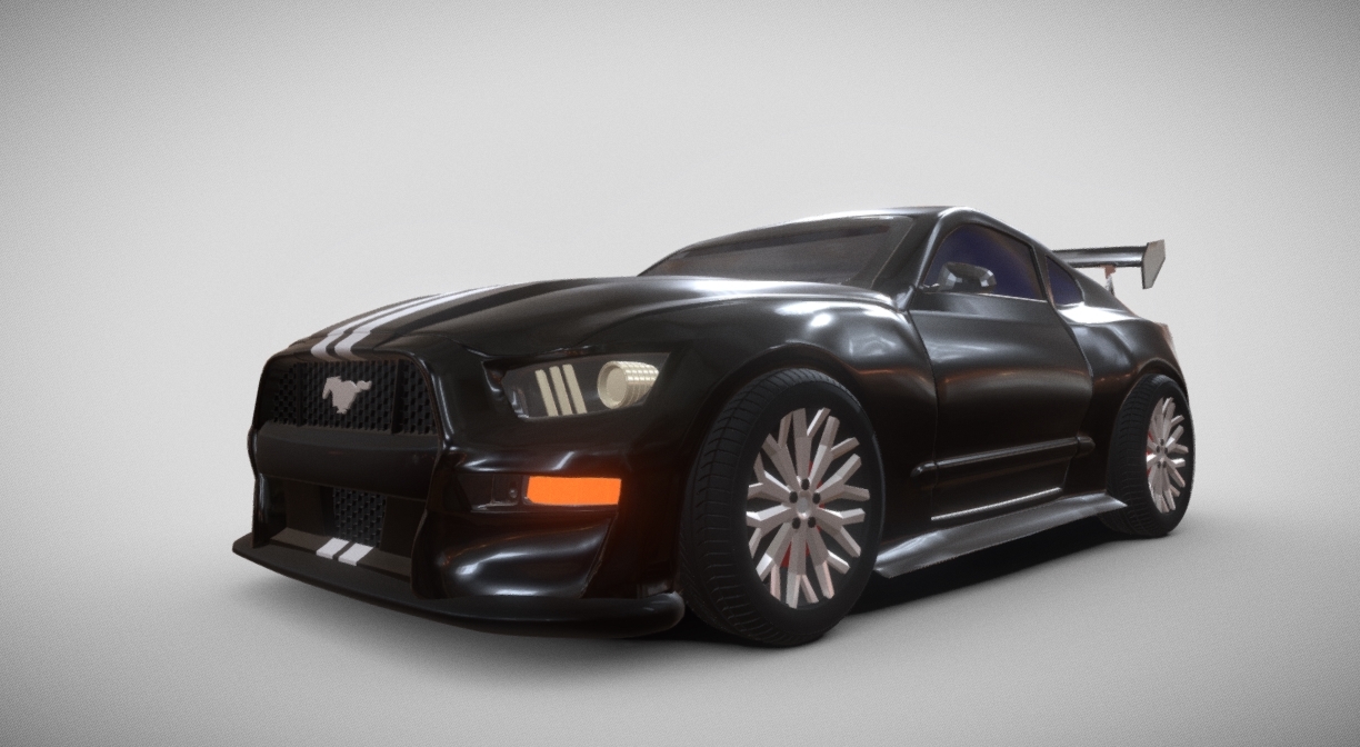 Ford Mustang Gt 2021 3d model