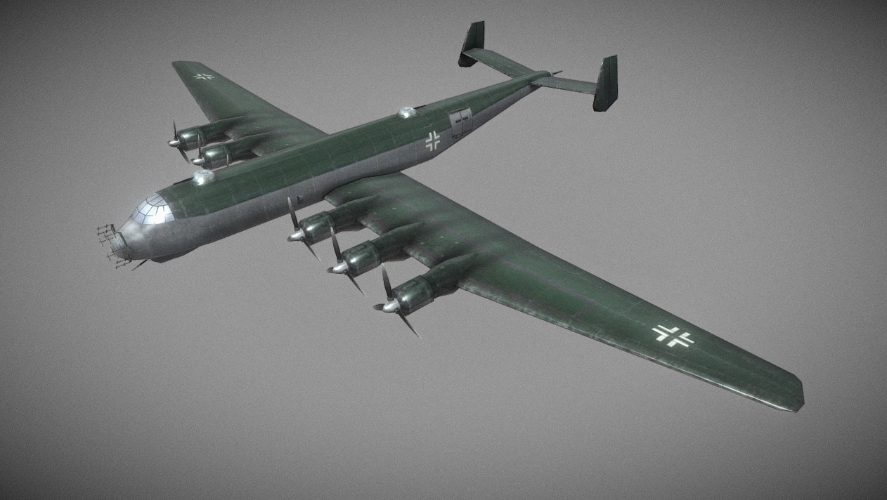 Junkers Ju-390B Seefernaufklärer 3d model