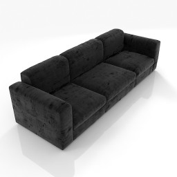 Leather Sofa Trix 3d model