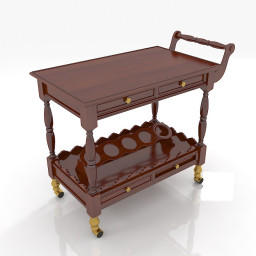 MIRANDOLA M1082 Table Cart 3d model
