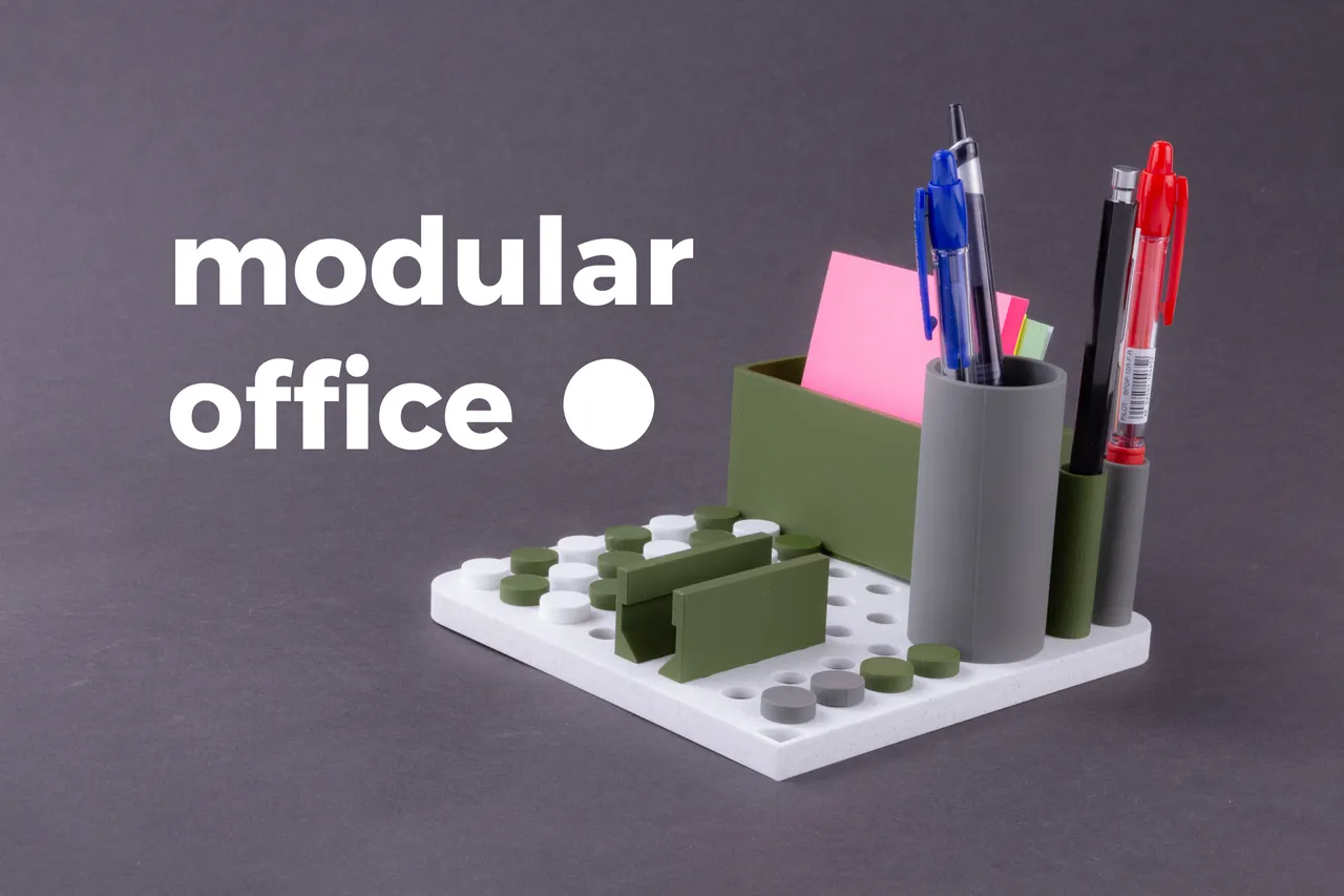 Modular mini Office 3d model