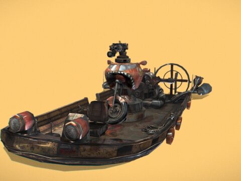 Pigsyboat 3d model