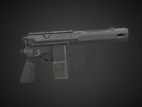 Tactic Mauser Pistol 3d model