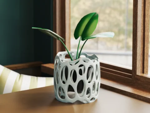 Voronoi planter 3d model
