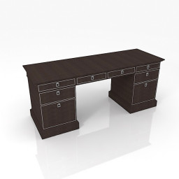 de meubles de bureau desk table 3d model