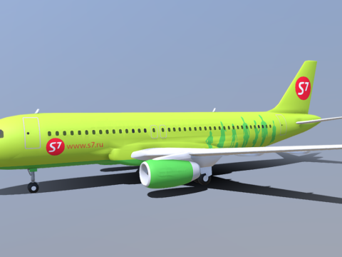 Airbus A320 S7 Airlines 3d model