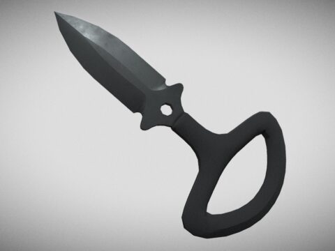 Benchmade 175 Push Dagger knife 3d model