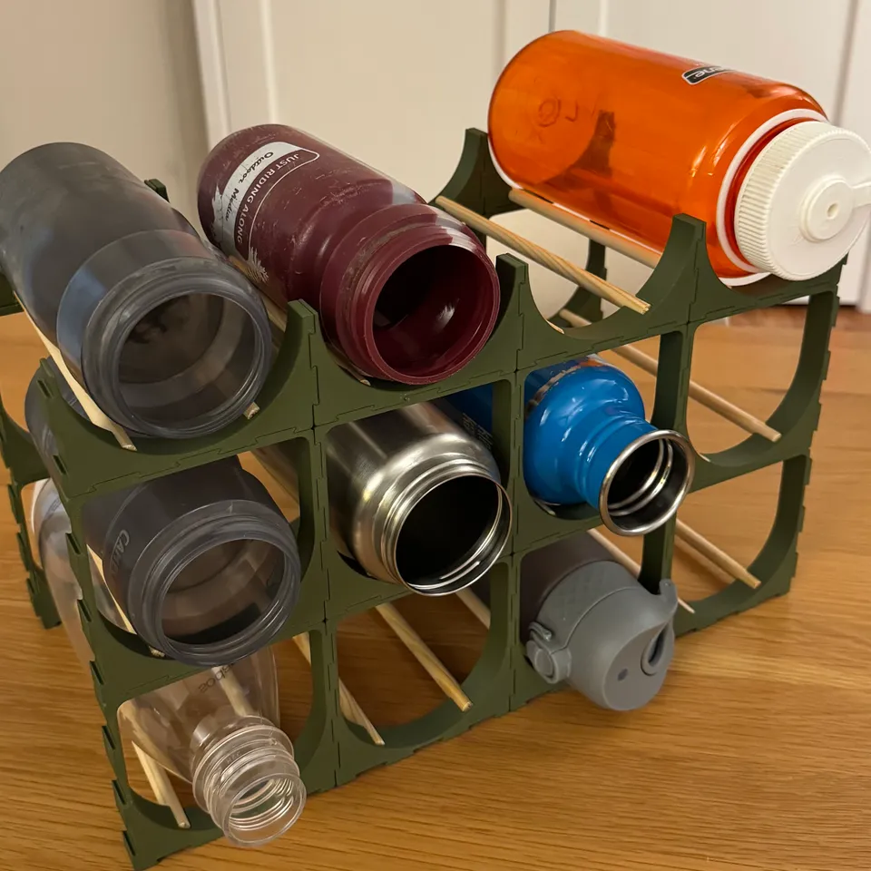 Bottle rack 3d model
