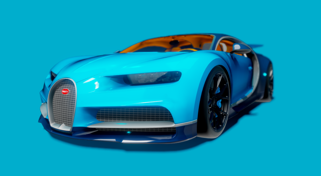 Bugatti chiron 3d model