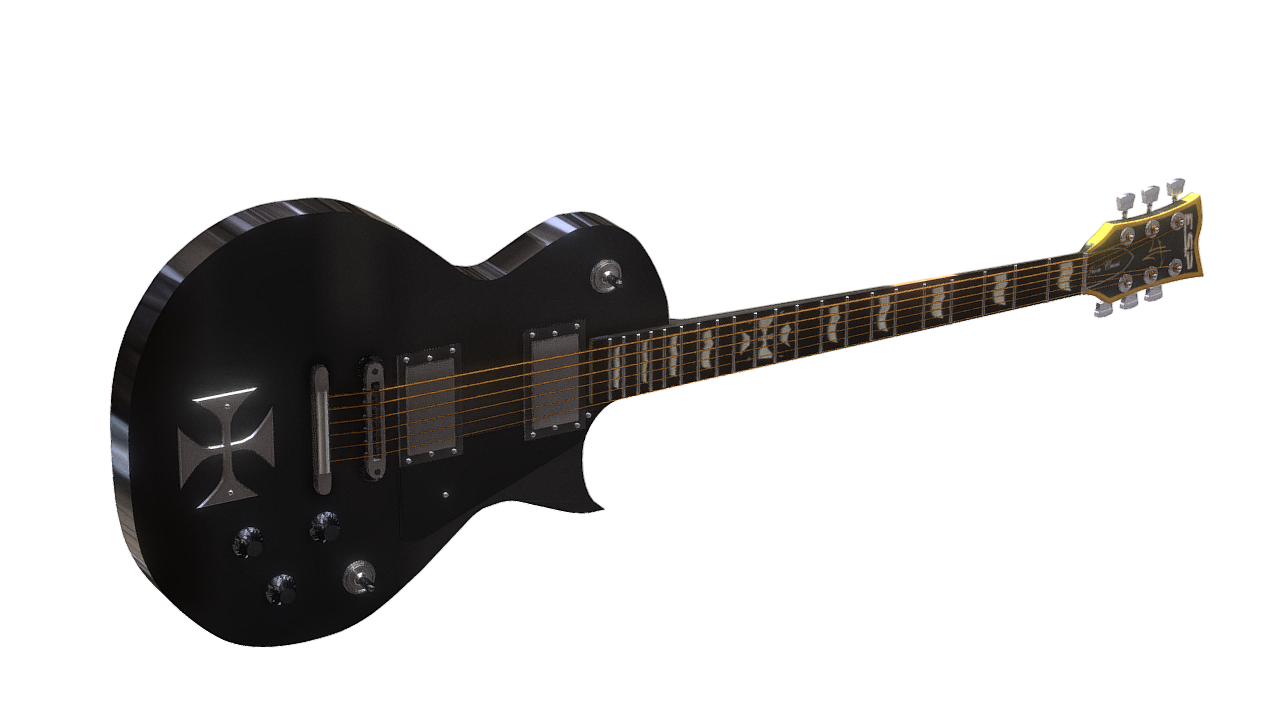 Electric Guitar 3d model