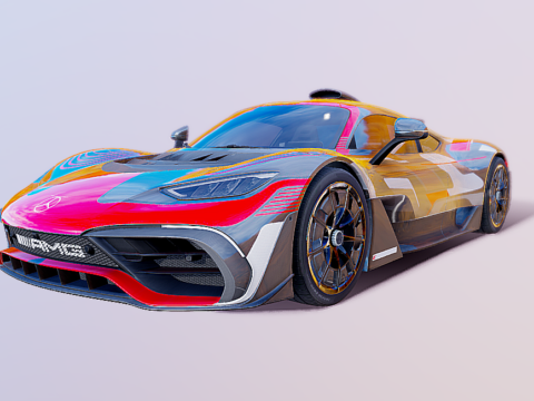 Mercedes-AMG Project ONE 3d model