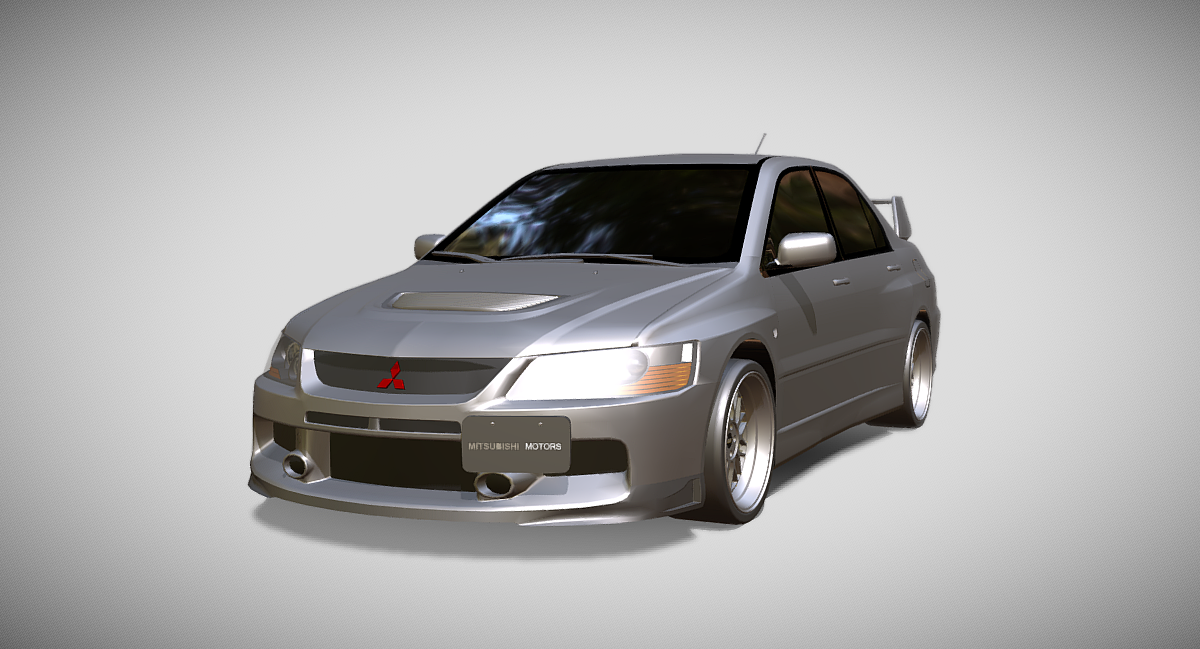 Mitsubishi Lancer Evo 8 VIII 3d model