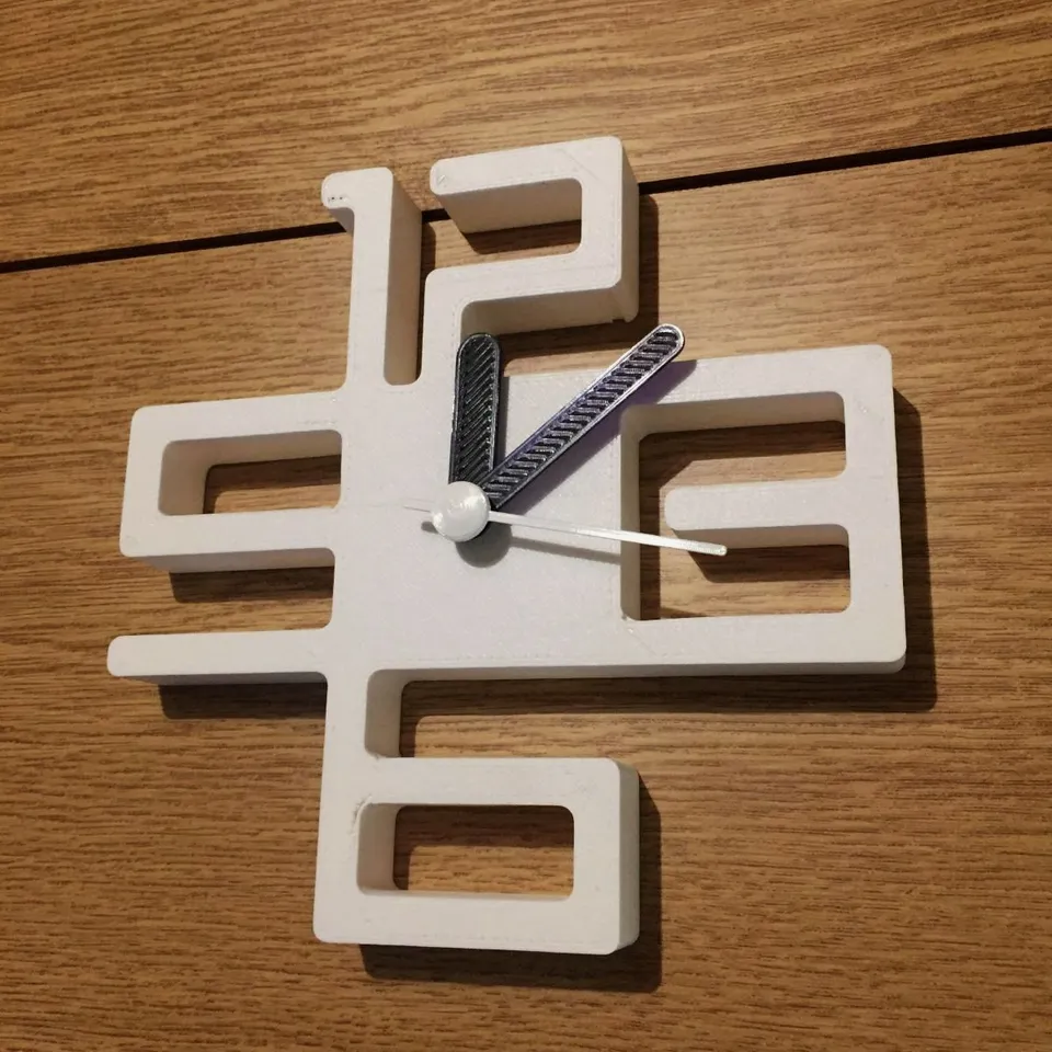 Modern clock 3d model