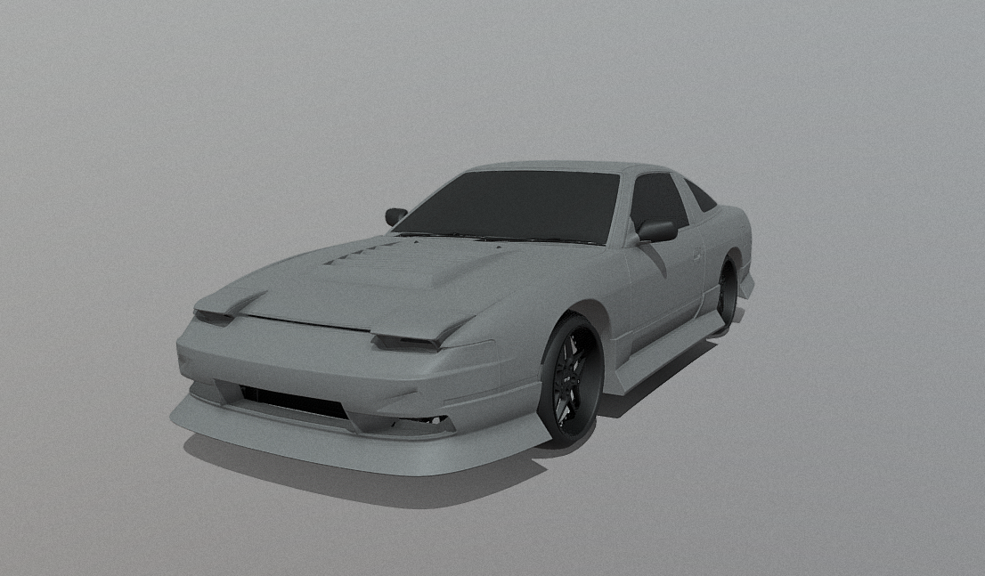 Nissan 240Sx Silvia 3d model