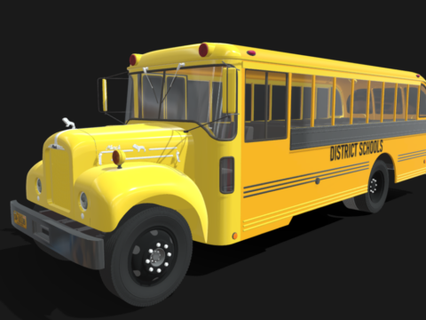 SCHOOL BUS 3d model