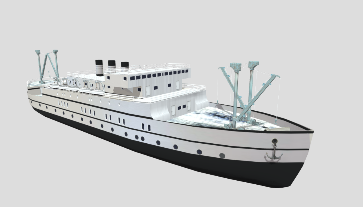 Ship DDD 3d model