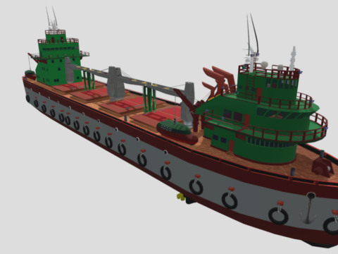 Ship ZZ 3d model