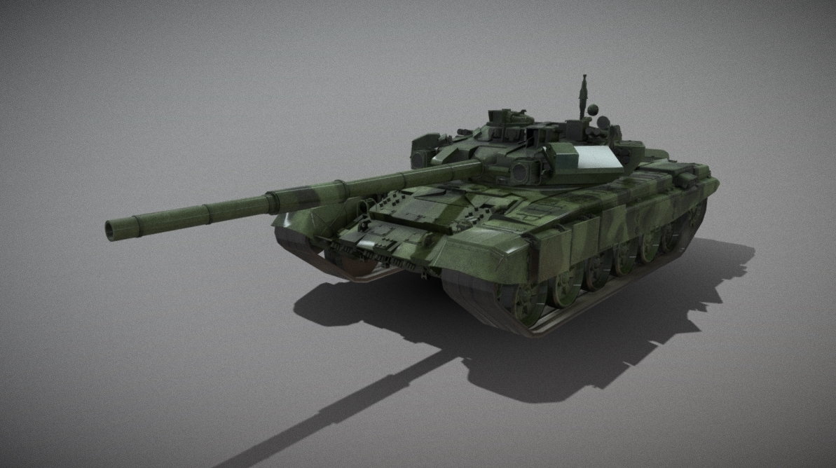 T-90A 3d model