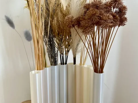 tube flower holder vase 3d model