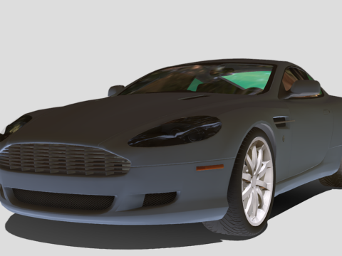Aston Martin DB9 3d model