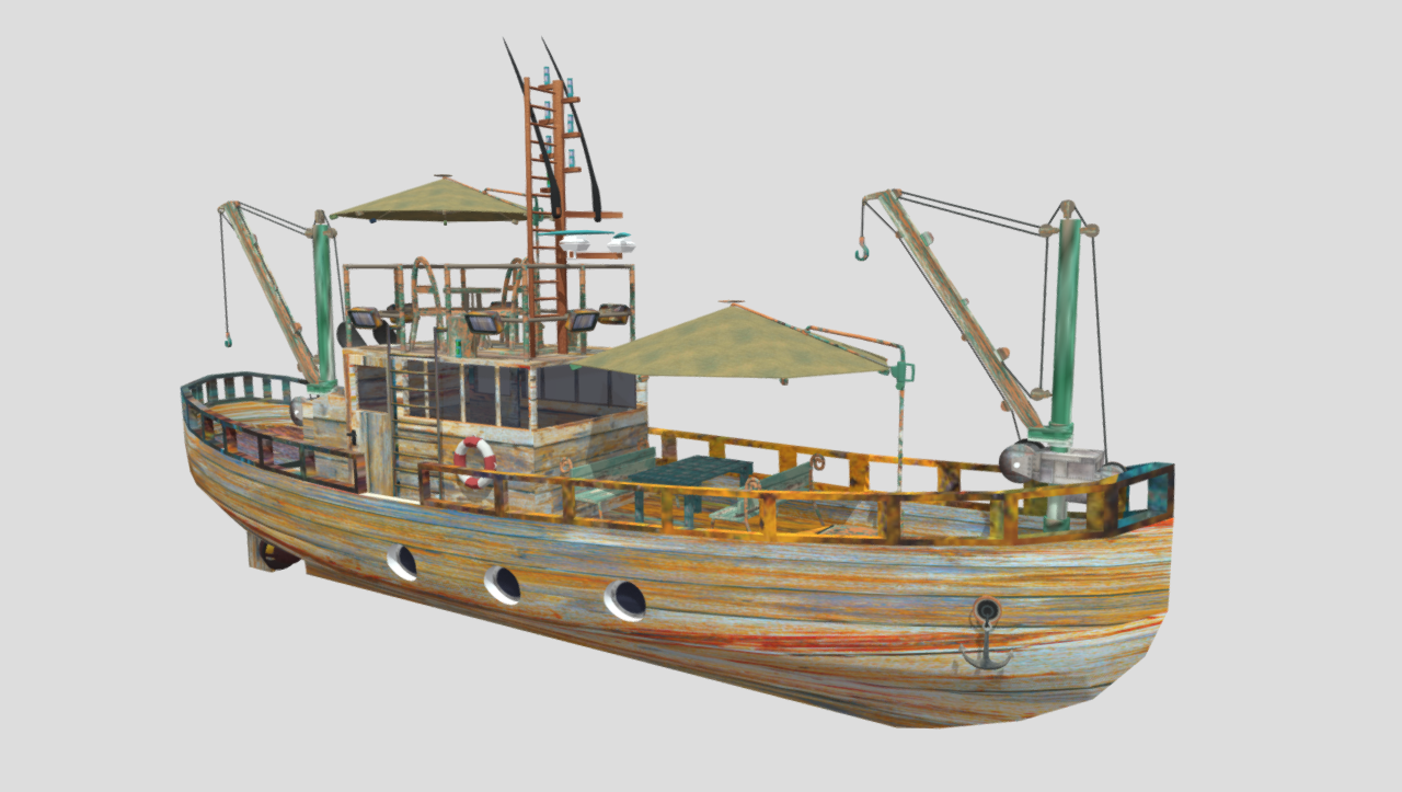 Boat EEE 3d model