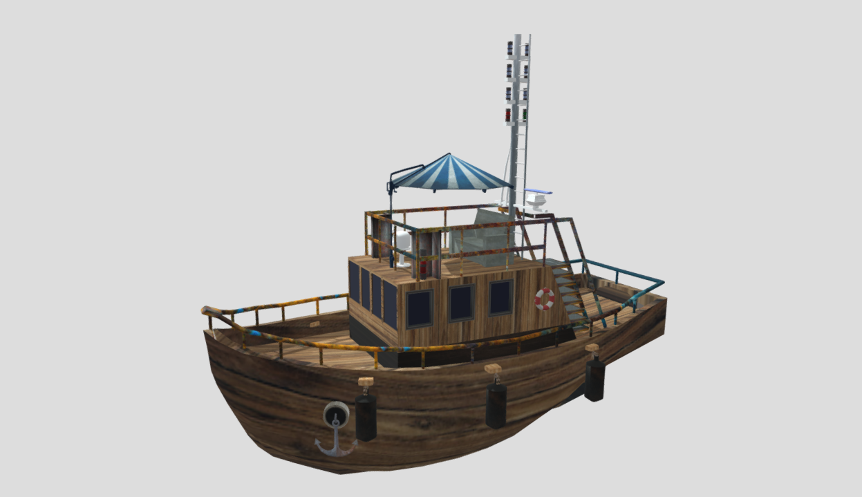 Boat FFF 3d model