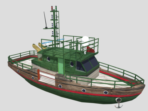 Boat HHH 3d model