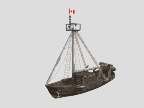 Boat PPP 3d model