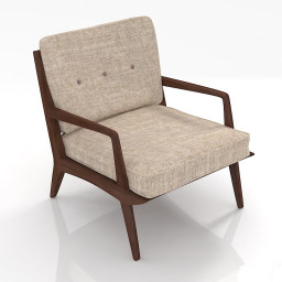 Carlo de Carli Lounge Chairs 3d model