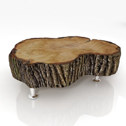 Coffee Table Bark 3d model