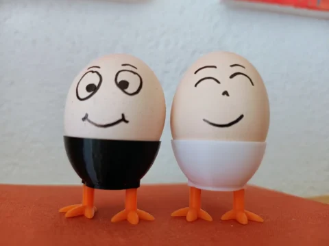 Egg legs Egg Holder 3d model
