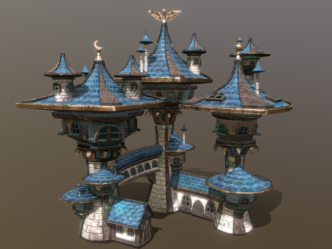 Fairy Castle 3d model
