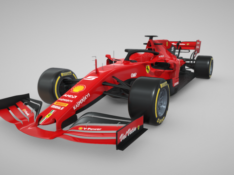 Ferrari F1 2019 3d model