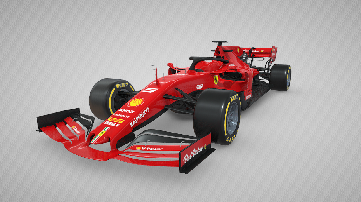 Ferrari F1 2019 3d model